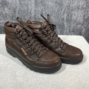 Mephisto Hiking Boots Mens 11 Brown Gore-Tex Chukka Outdoors Gorpcore Leather